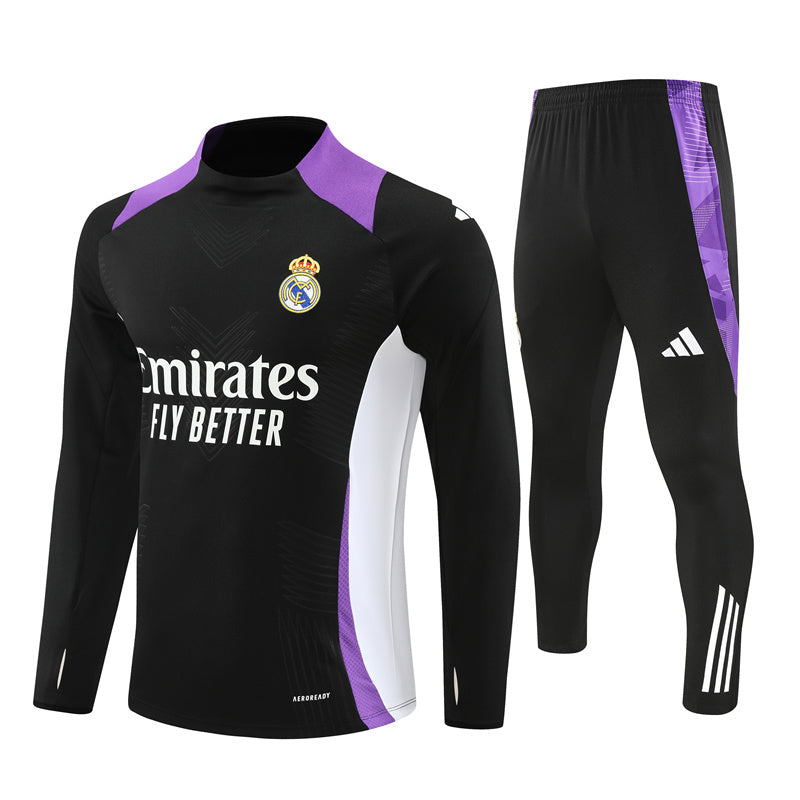 24/25 Real Madrid Black with Purple Set