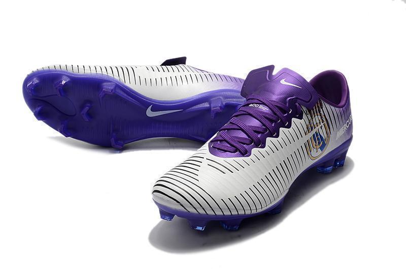 Nike Mercurial Vapor XI Real Madrid FG Soccer Cleats White Purple