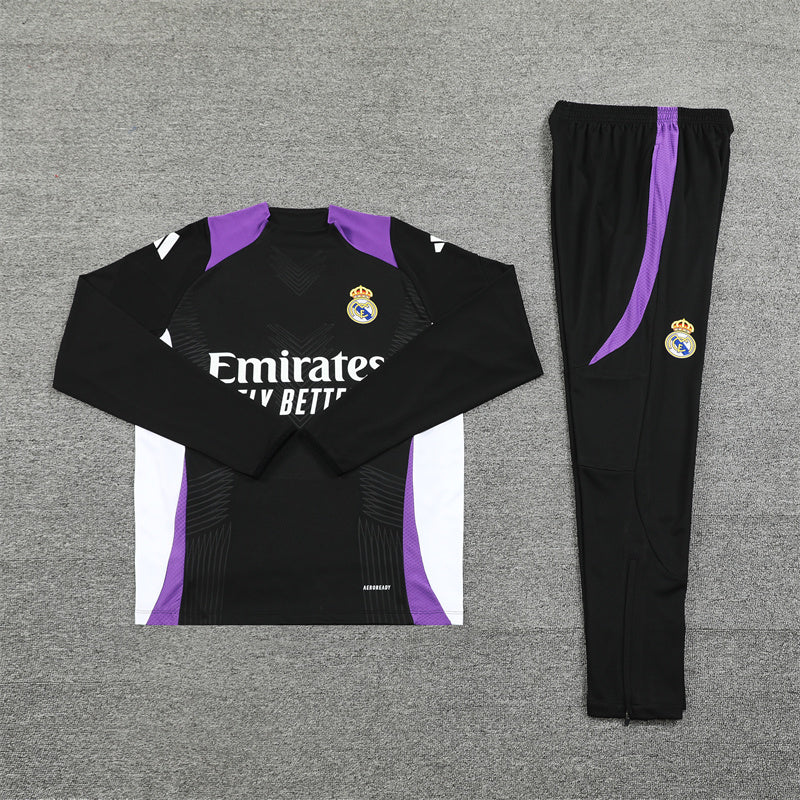 24/25 Real Madrid Black with Purple Set