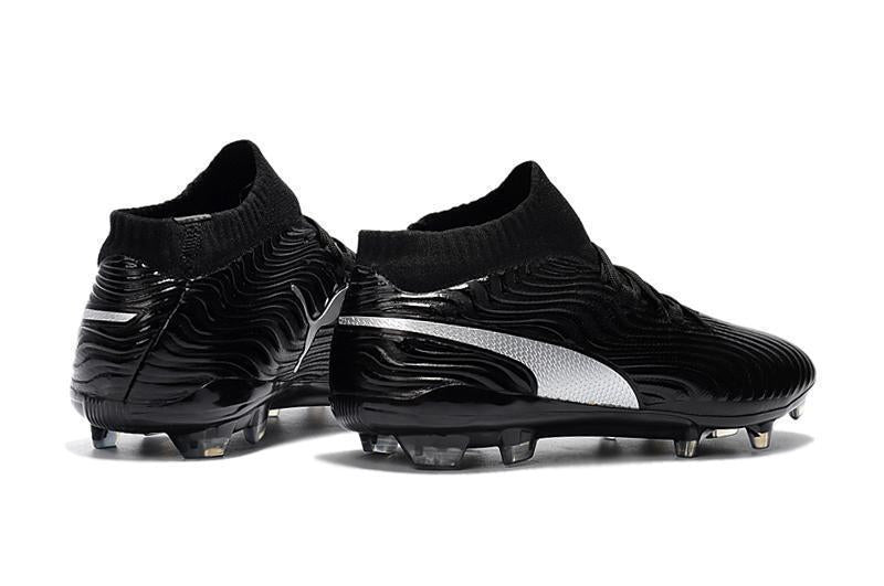 PUMA ONE 18.1 FG Soccer Cleats Black Volt Silver