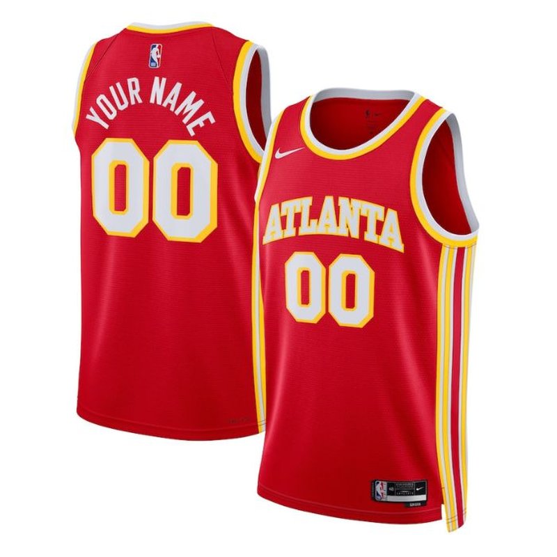 Atlanta Hawks Unisex 2023 NBA Jersey Red - Icon Edition