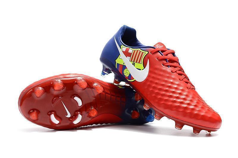 New Nike Magista Obra II FG Soccer Cleats Shoes Red Blue Barcelona