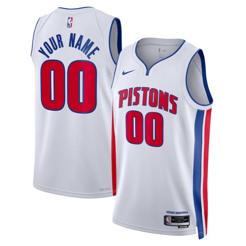 Detroit Pistons Unisex 22/23 White NBA Jersey - Association Edition