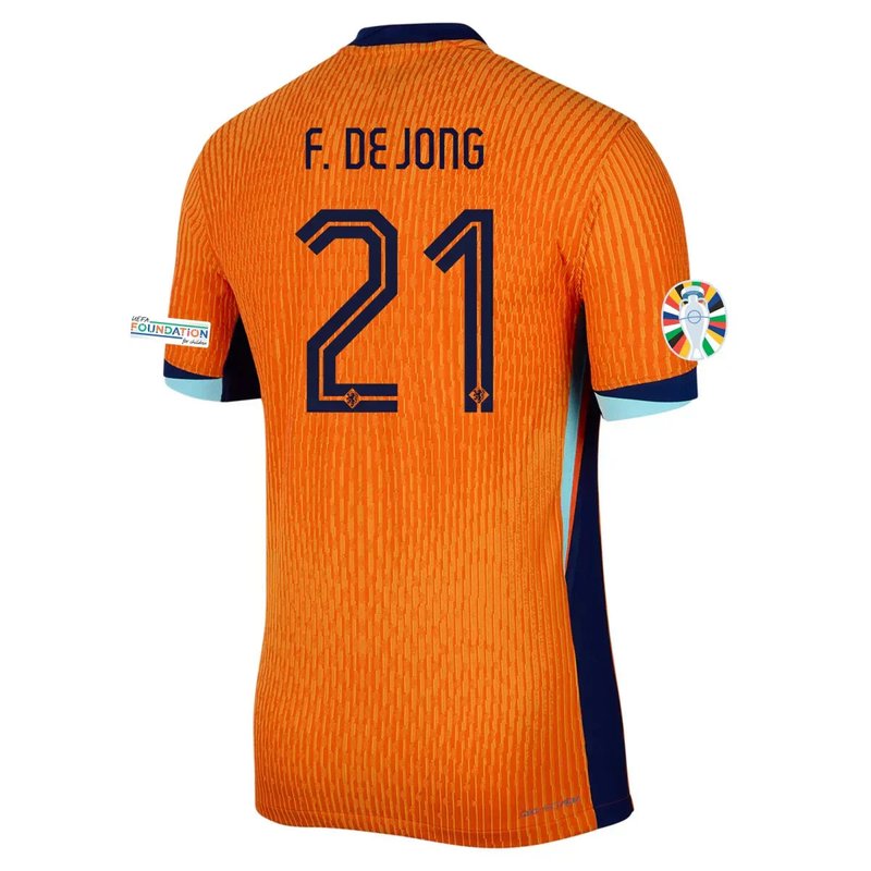 Frenkie de Jong Netherlands 24/25 I Home Jersey - Player Version