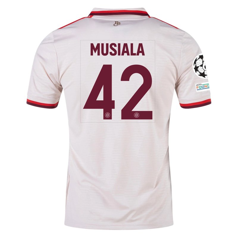 Jamal Musiala Bayern Munich 24/25 III Third UCL Jersey - Fan Version