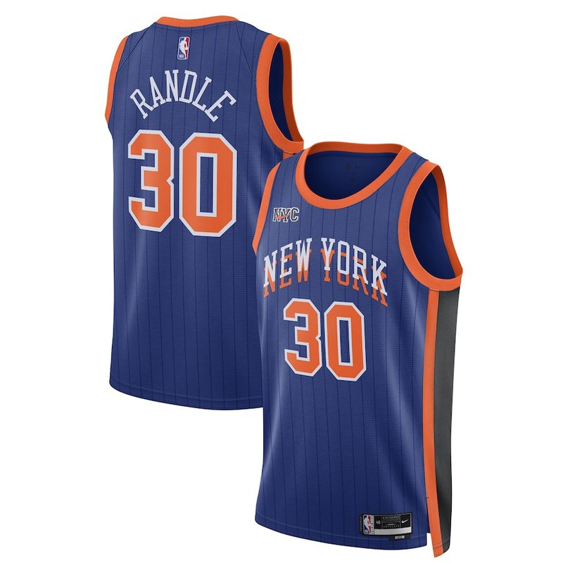 Julius Randle New York Knicks Unisex 23/24 NBA Jersey - Blue - City Edition