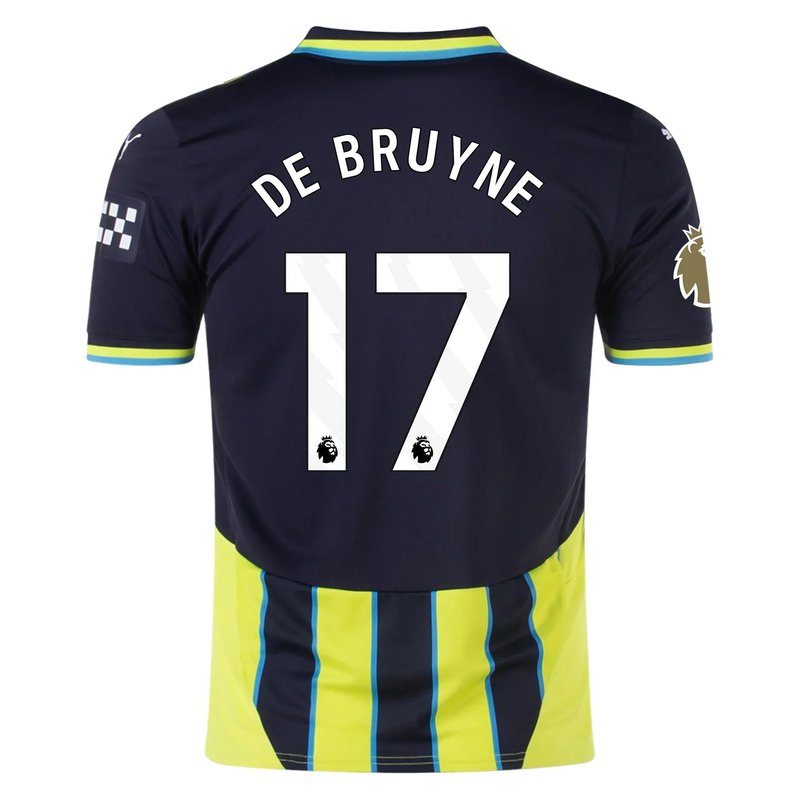 Kevin De Bruyne Manchester City 24/25 II Away Jersey - Fan Version