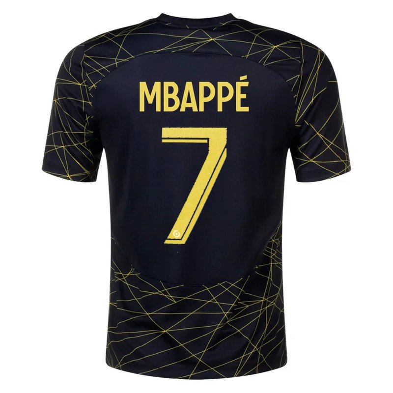 Kylian Mbappé Paris Saint-Germain (PSG) 22/23 IV Fourth Jersey - Fan Version