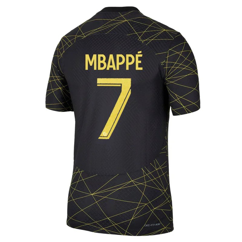 Kylian Mbappé Paris Saint-Germain (PSG) 22/23 IV Fourth Jersey - Player Version