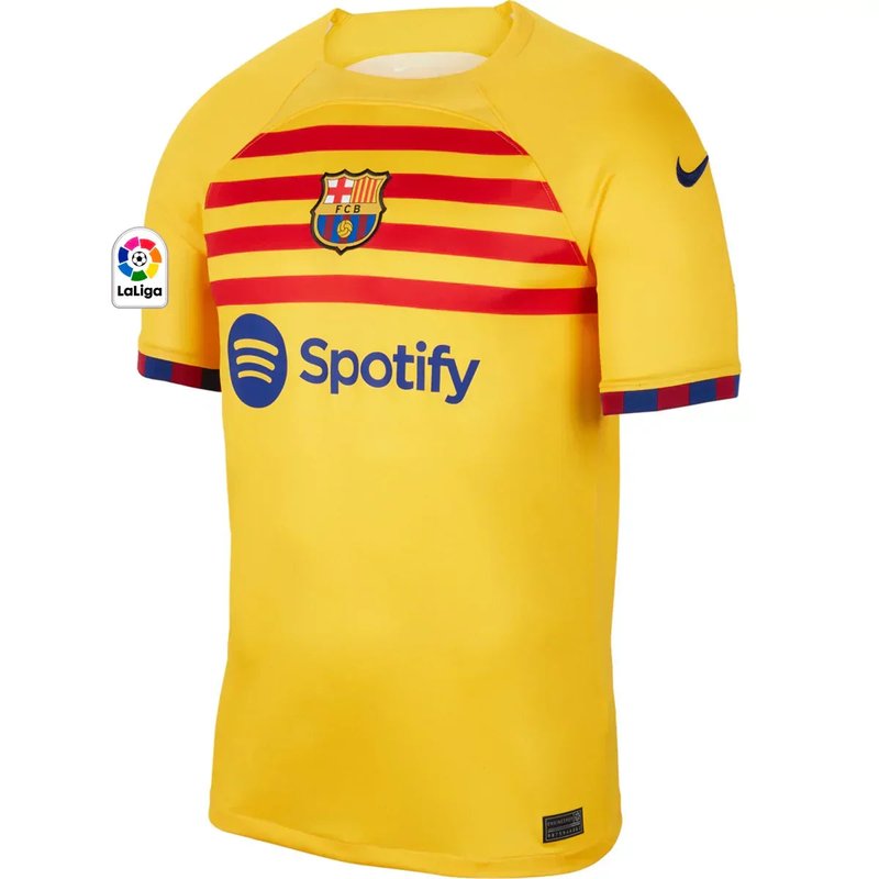 Ousmane Dembélé Barcelona 22/23 Senyera IV Fourth Jersey - Fan Version