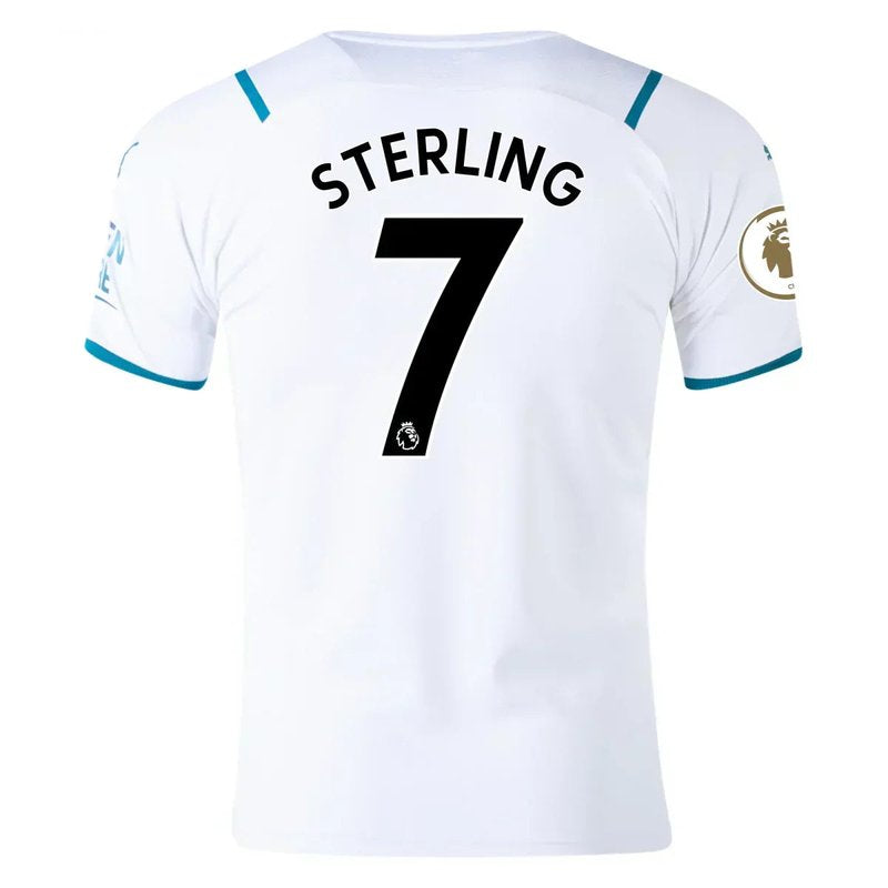 Raheem Sterling Manchester City 21/22 II Away Jersey - Fan Version