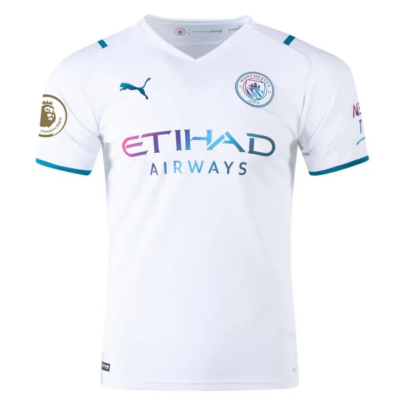 Raheem Sterling Manchester City 21/22 II Away Jersey - Fan Version