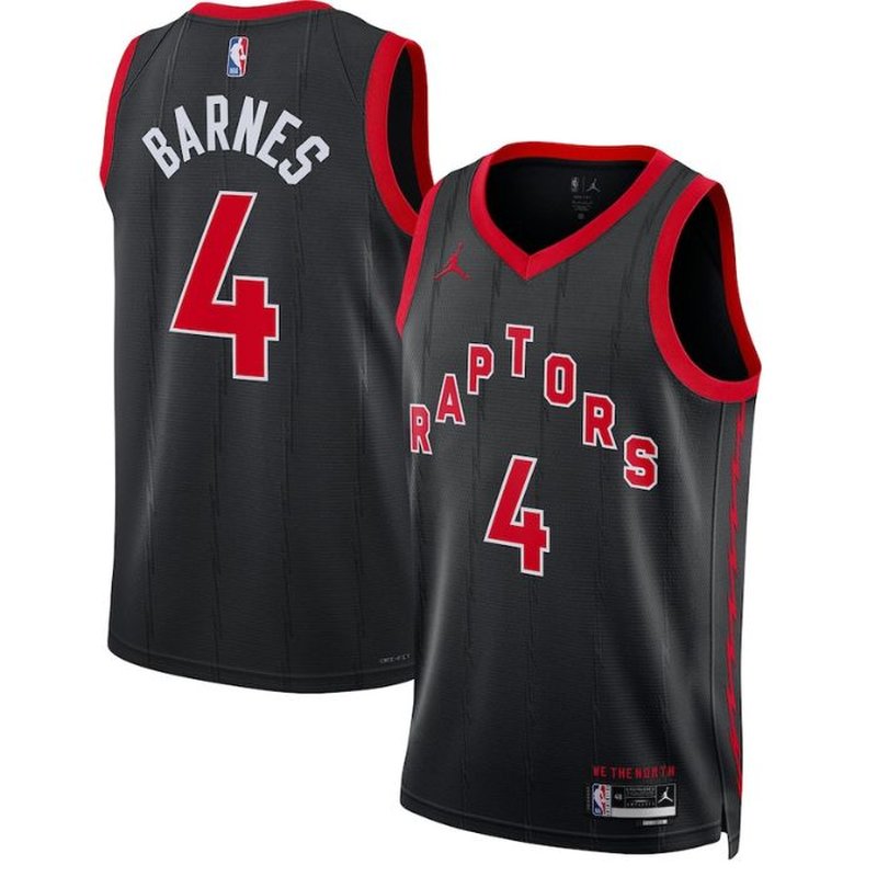 Scottie Barnes Toronto Raptors 2023 NBA Jersey - Statement Edition - Black