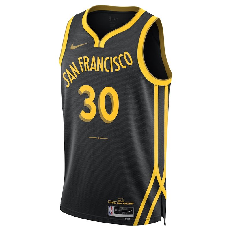 Stephen Curry Golden State Warriors Unisex 23/24 NBA Jersey - Black - City Edition