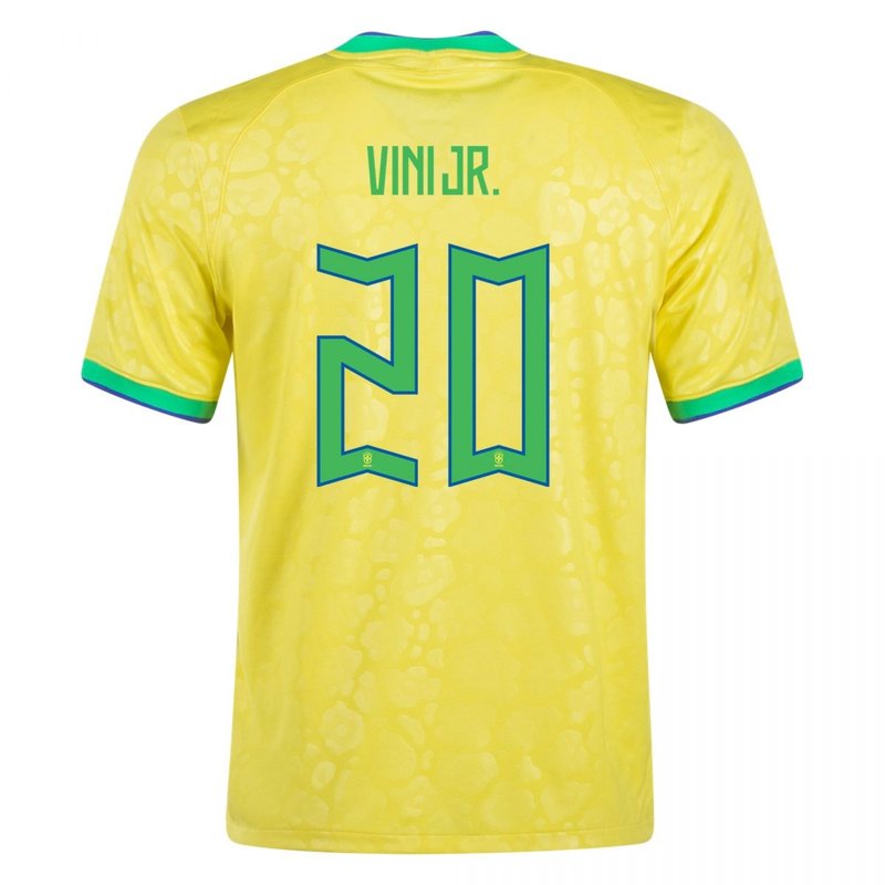 Vinicius Jr. Brazil 22/23 I Home Jersey - Fan Version