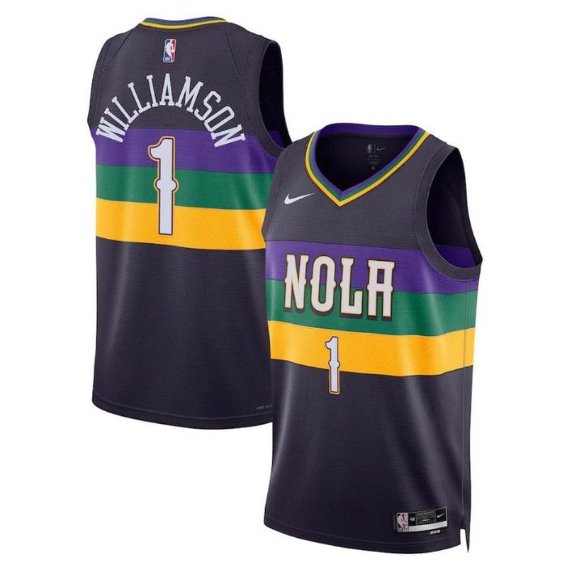 Zion Williamson New Orleans Pelicans Unisex 2023 NBA Jersey - City Edition - Purple