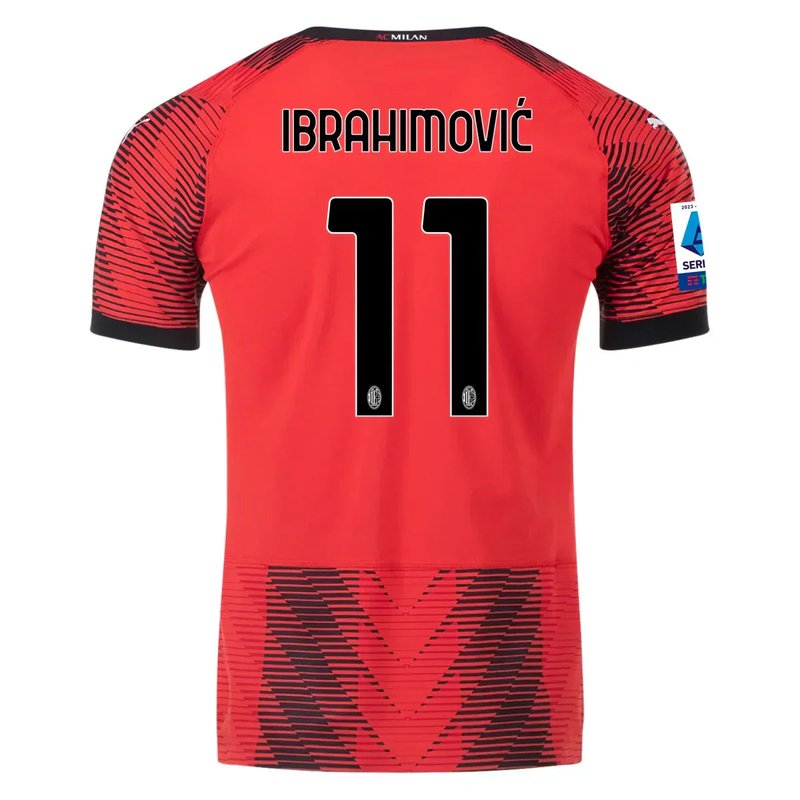 Zlatan Ibrahimović AC Milan 23/24 I Home Jersey - Player Version